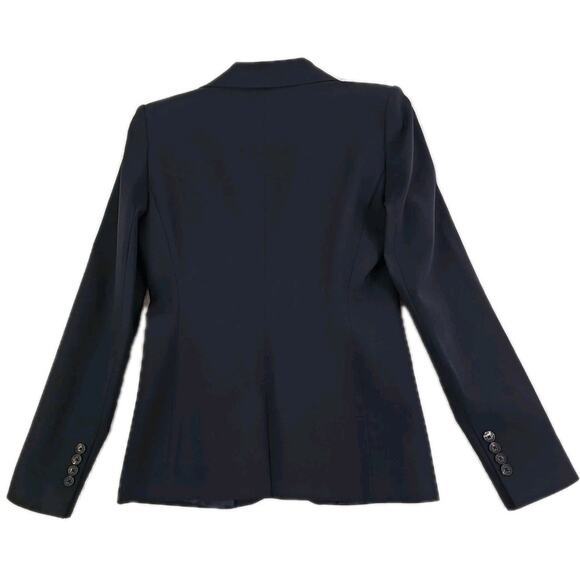 Brooks Brothers~Woman Size 0~ Midniht Blazer Wool Blend Linen Jacket Office Wear - Picture 9 of 16